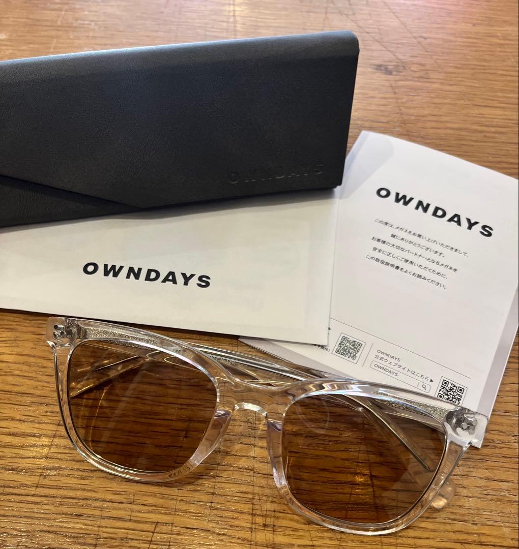 キムタク 木村拓哉さん オンデーズ OWNDAYS クリアフレーム サングラス