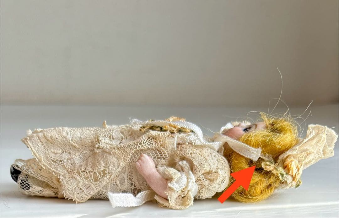 アンティーク ミニョネット オールビスクドール 10cm - メルカリ