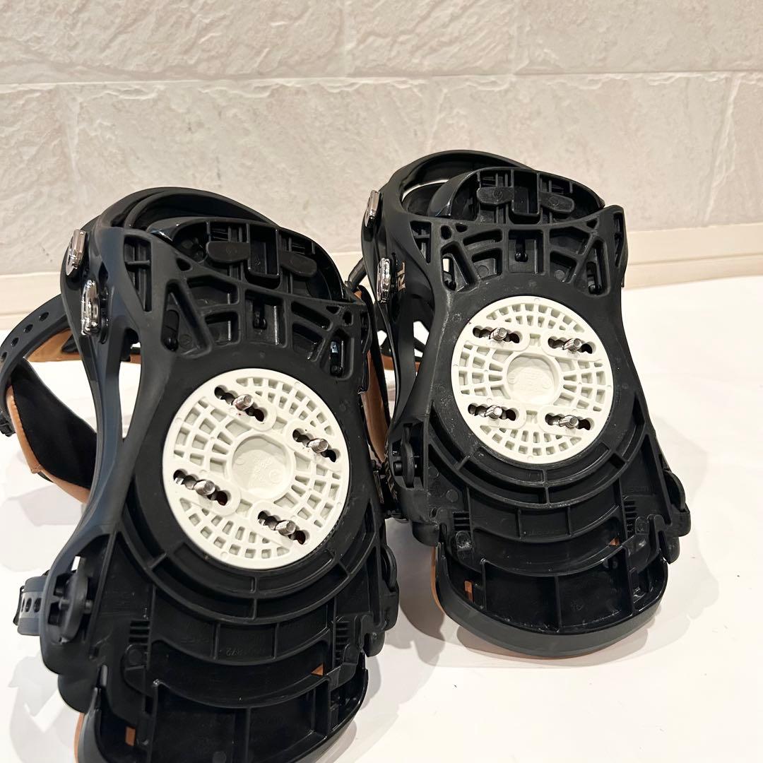 FLUX RL スノーボード ビンディング Mサイズ ブラック×ブラウン