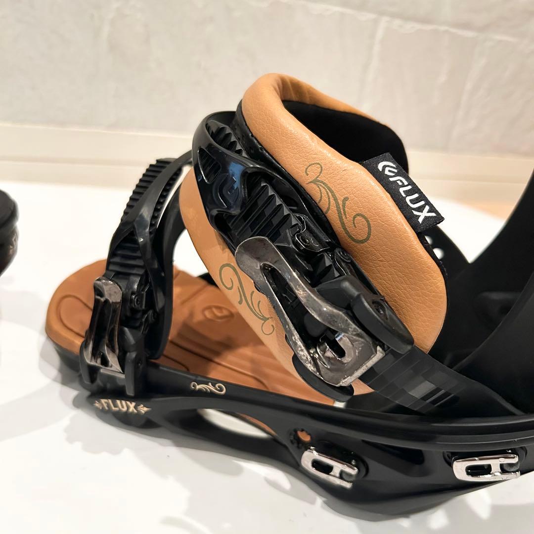 FLUX RL スノーボード ビンディング Mサイズ ブラック×ブラウン