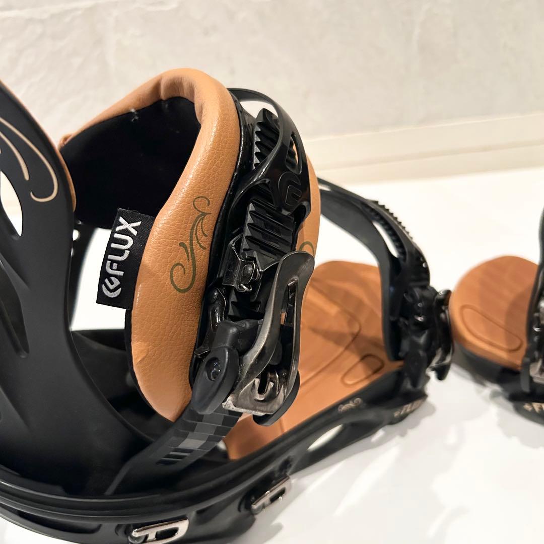FLUX RL スノーボード ビンディング Mサイズ ブラック×ブラウン