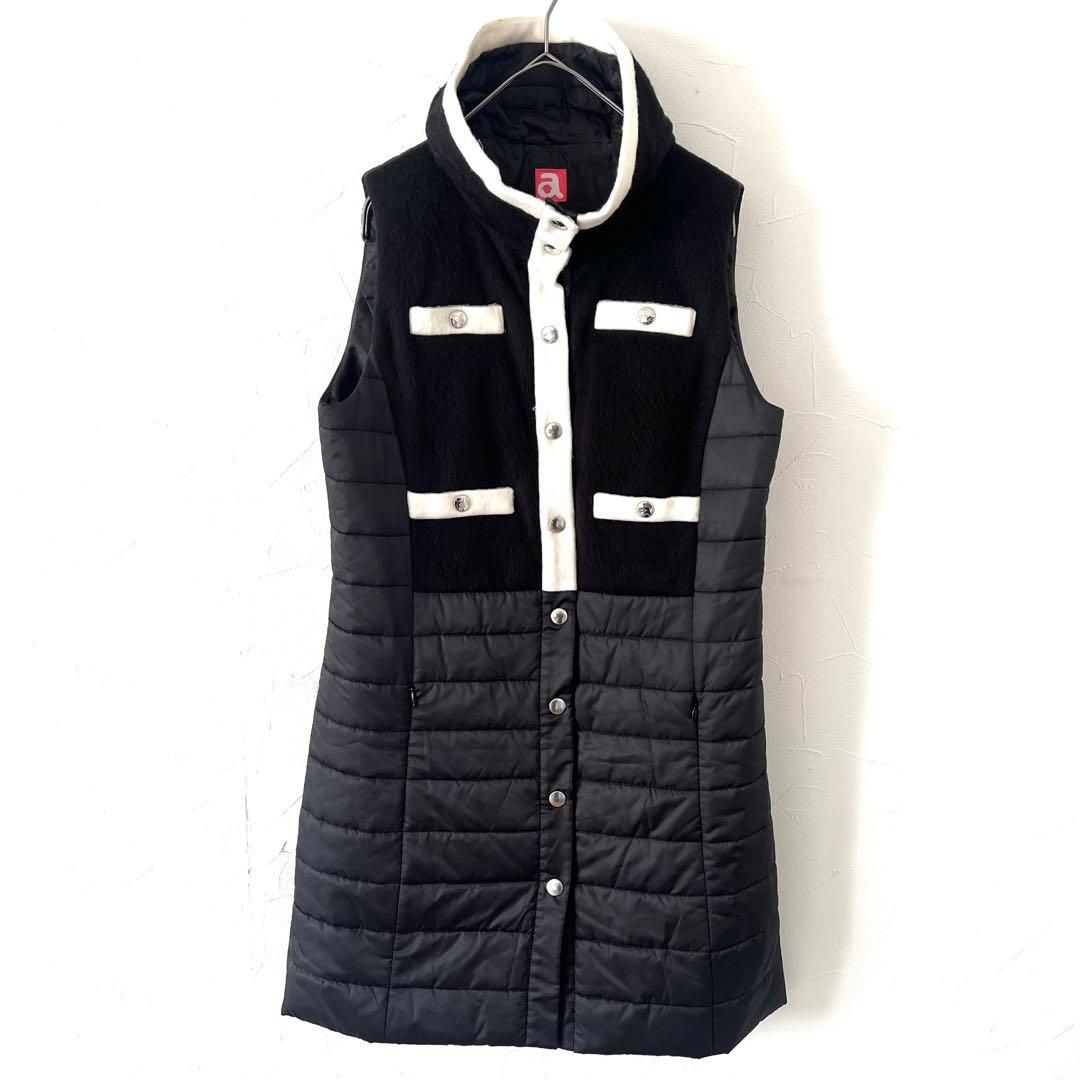 ARCHIVIO アルチビオ ダウンワンピース　ロングダウン　切り替え　中綿入り