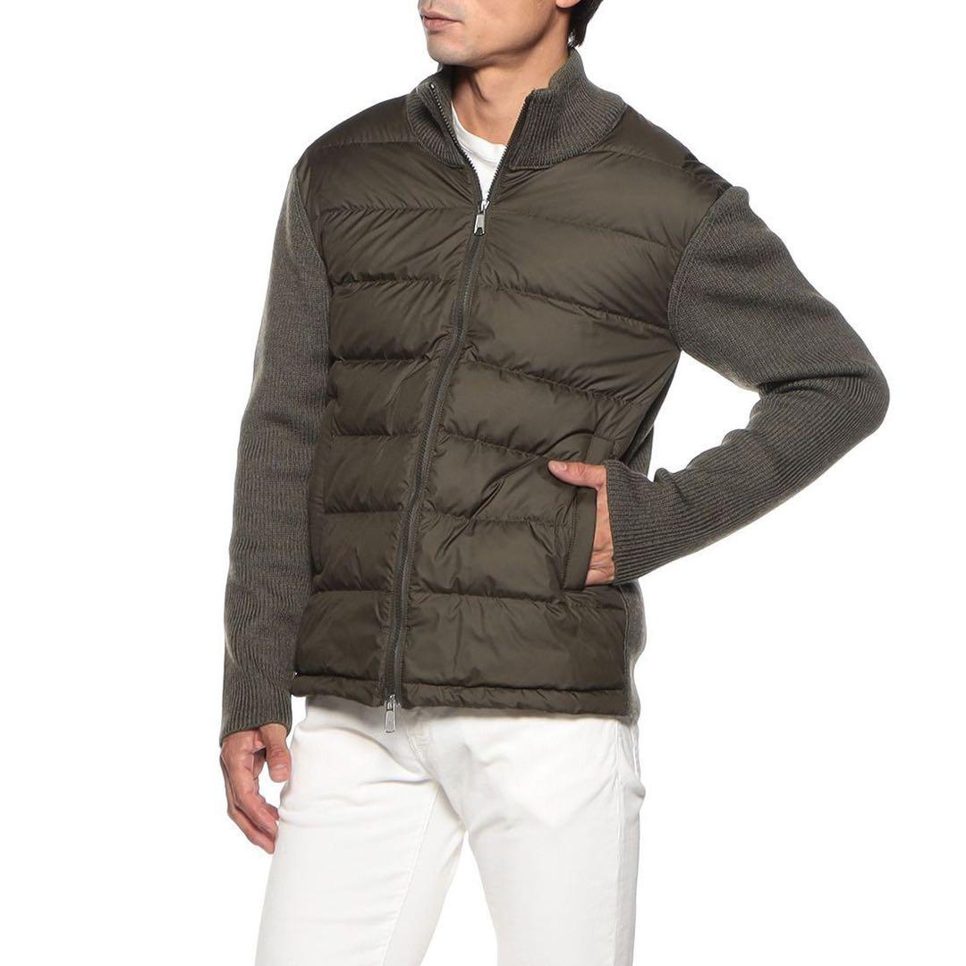 BARNEYS NEW YORK ダウン ニット アウター ブルゾン - メルカリ