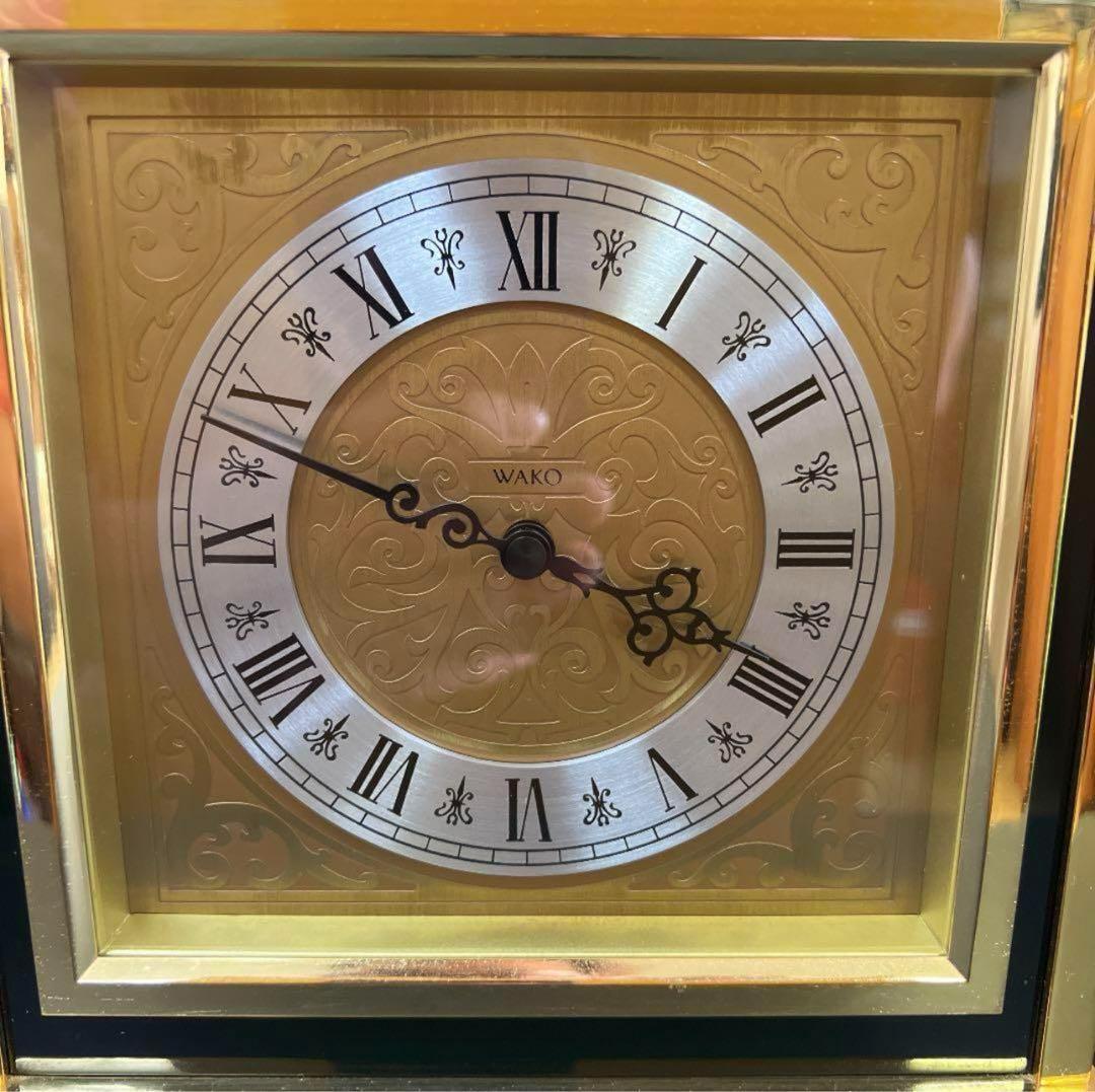 【希少】WAKO　和光　ワコー　置時計　クロック　動作確認済
