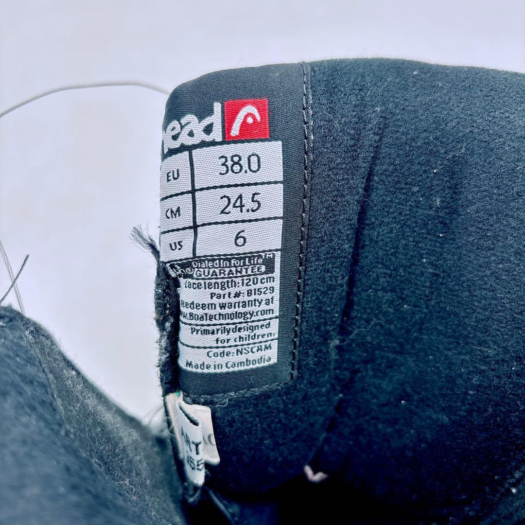 HEAD スノーボードブーツ 24.5cm BOA ダイヤル式 美品 ヘッド