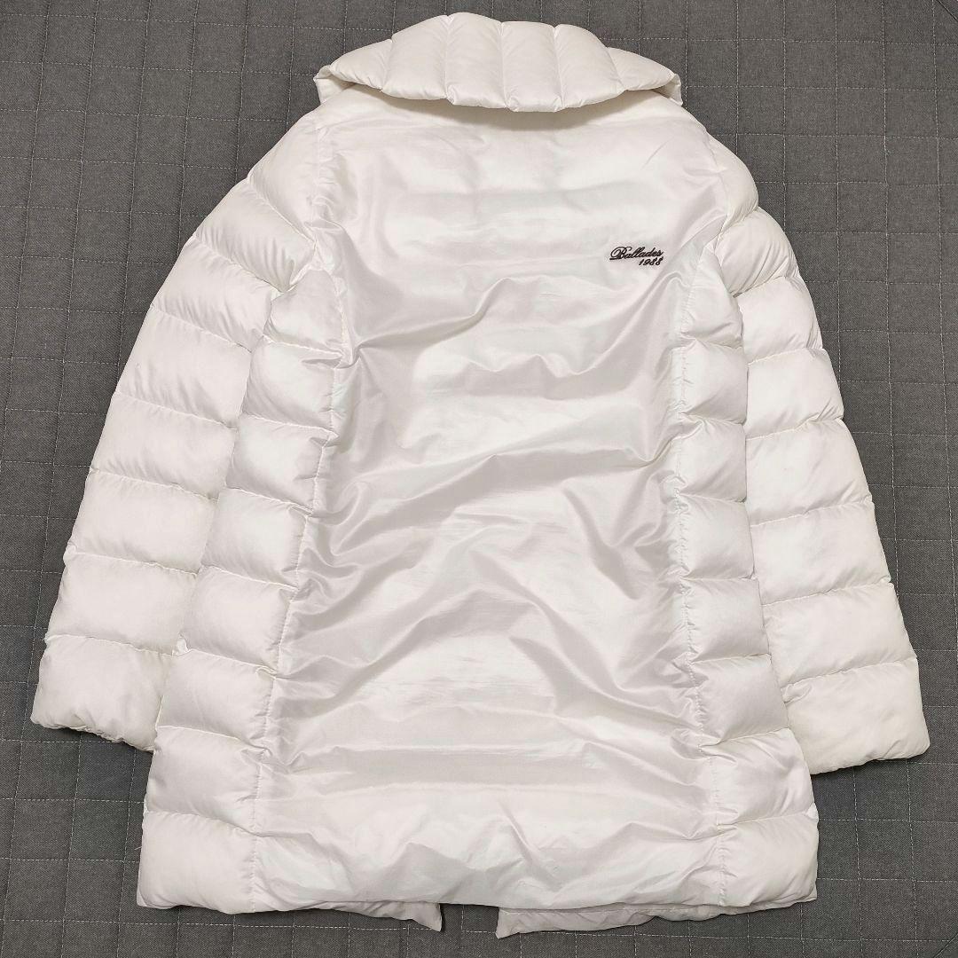 ZOY　ゾーイ　ゴルフ　ダウンコート　ジャケット　ダブルジップ　ホワイト　40