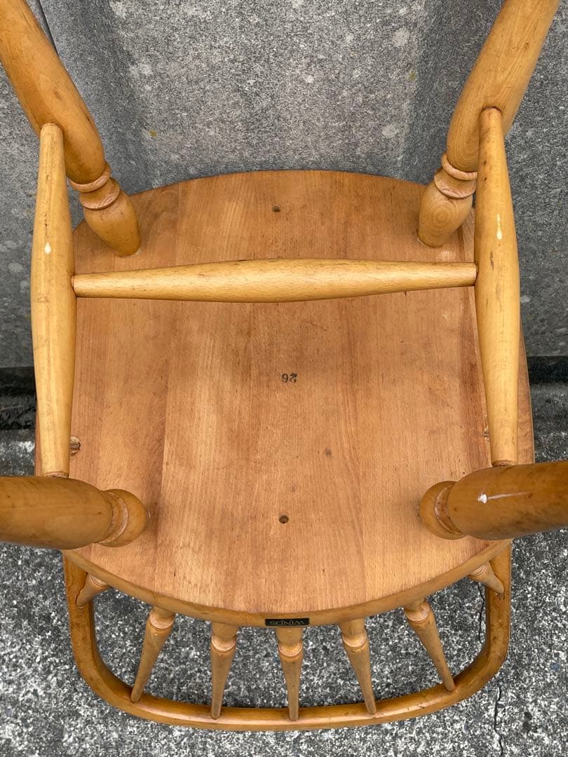 ビンテージ/飛騨家具/WINDS/太平/ウィンザーチェア/フープバックチェア/①