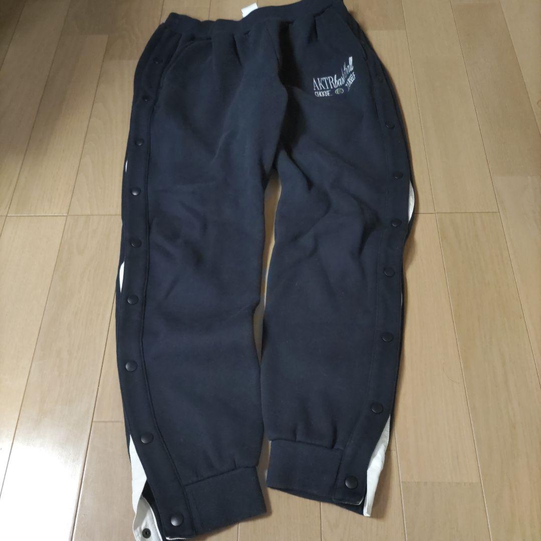 AKTRアクター スウェットパンツ SIDE SNAP ネイビーXL