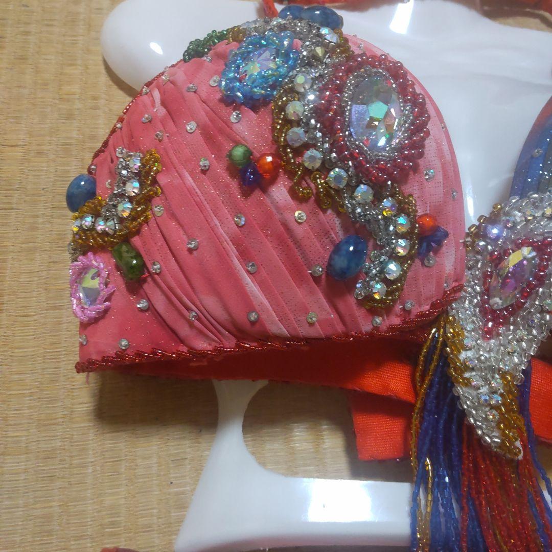 ベリーダンス エジプト製マルチカラー オリエンタルブラ ベルト