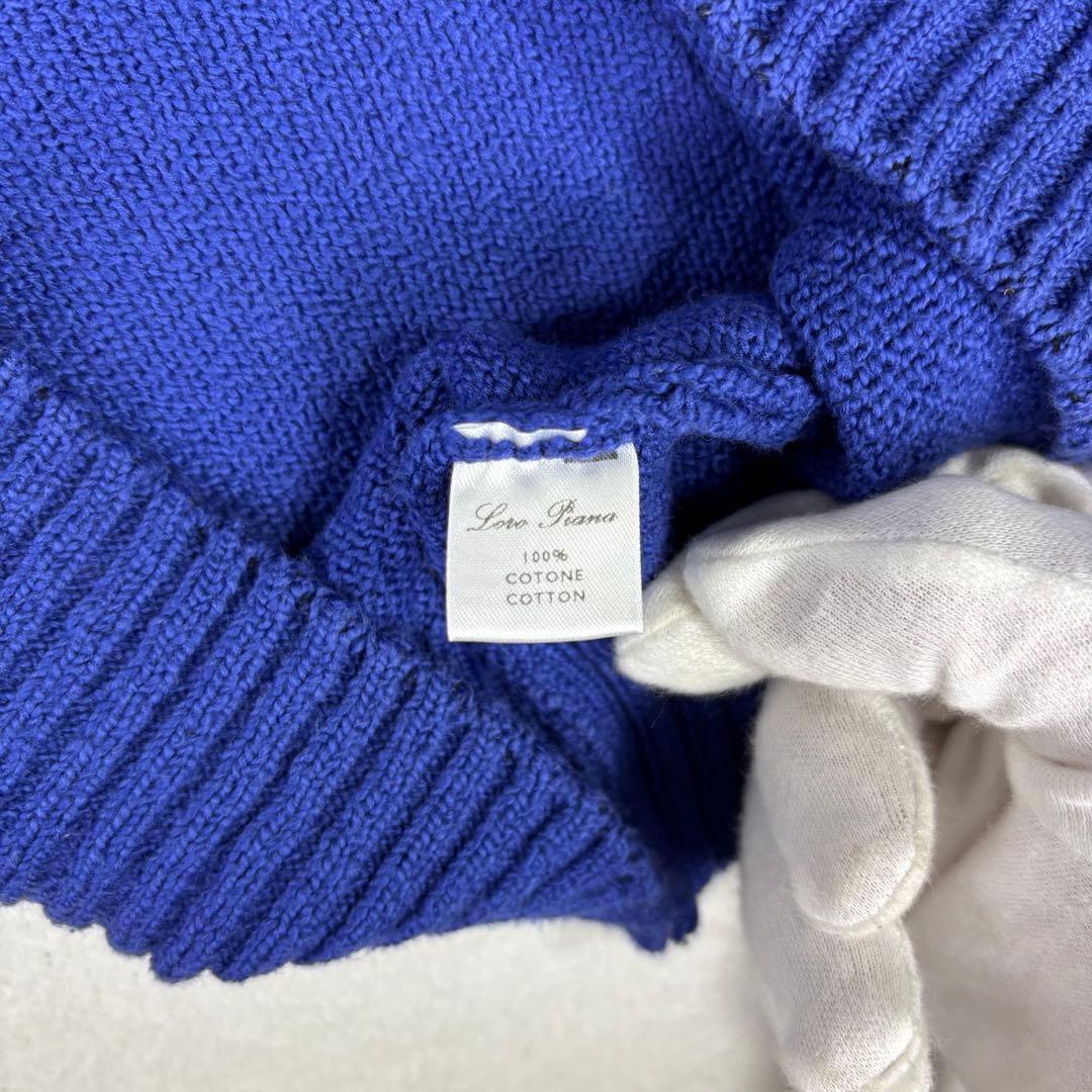 ロロピアーナ ニット ポロ セーター 54 XXL イタリア製 ハーフジップ