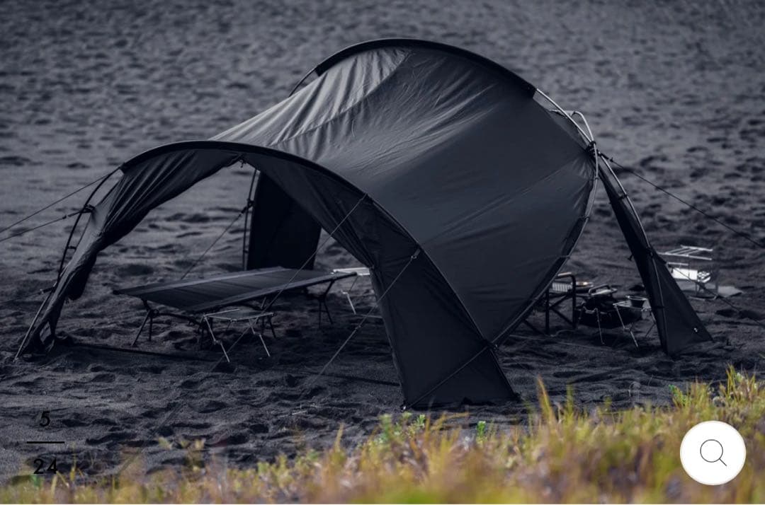 TOKYO CRAFTS テンビシェルター ブラック キャンプ アウトドア