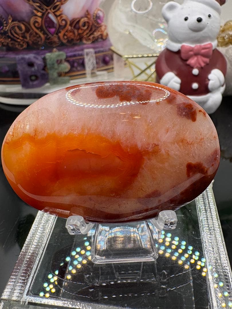 カーネリアン♡水晶共生パームNo.564美!!