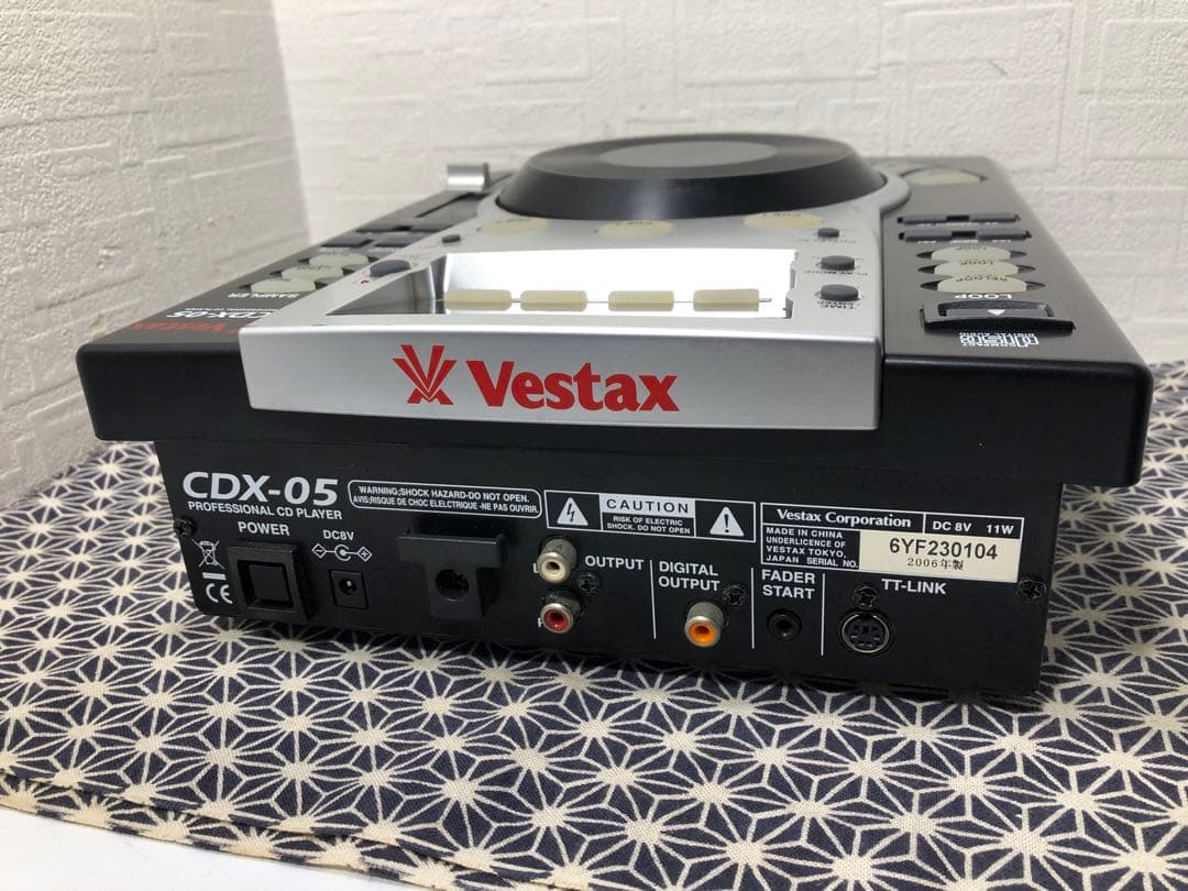 VESTAX ベスタクスCDX-05 CDJ 純正電源アダプター付属