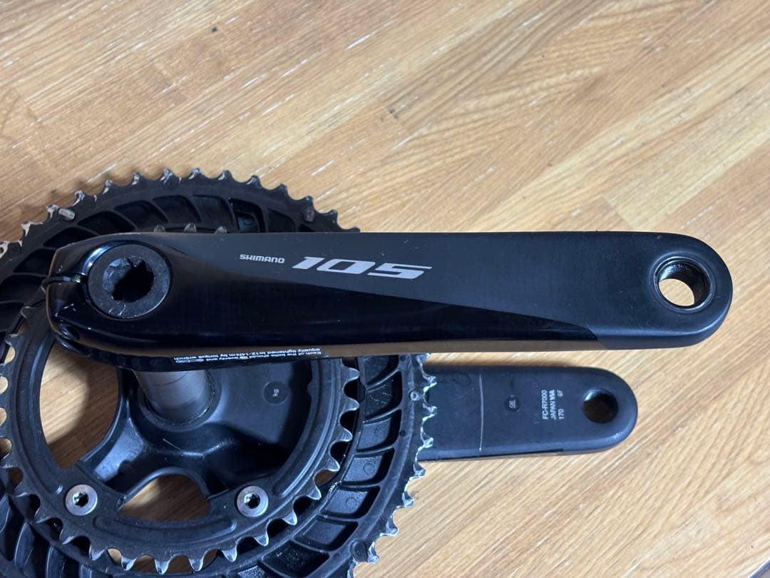 SHINANO 105 FC-R7000 50/34 170mm クランクセット