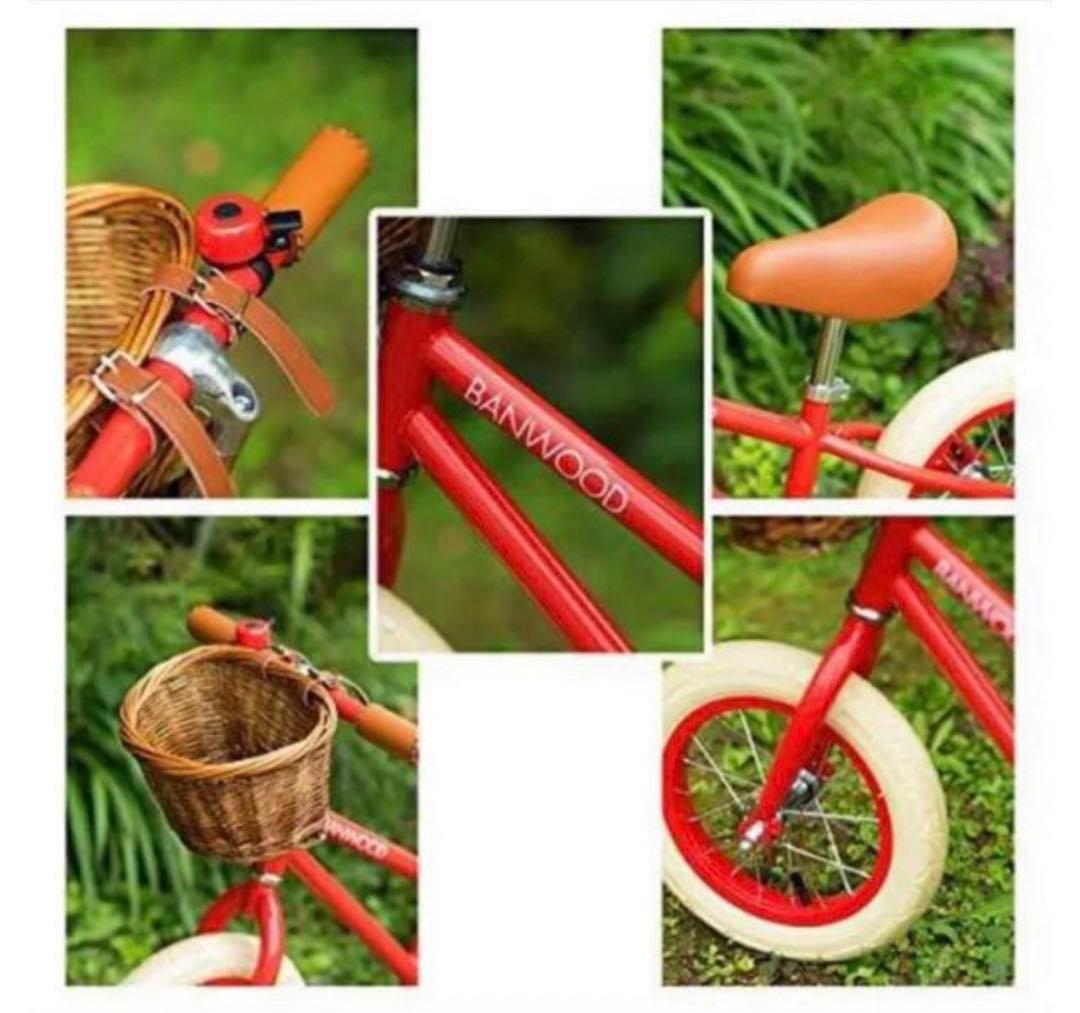 限定セール バンウッド BANWOOD バランスバイク レッド 新品未使用