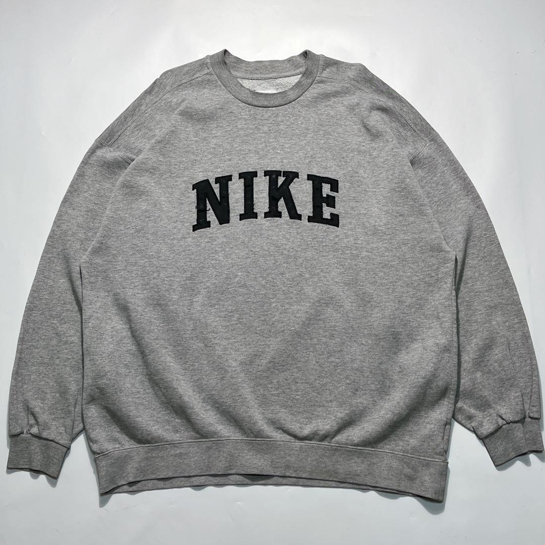 90s ナイキ 白タグ スウェット 2XL グレー NIKEアーチ ○7659 - メルカリ