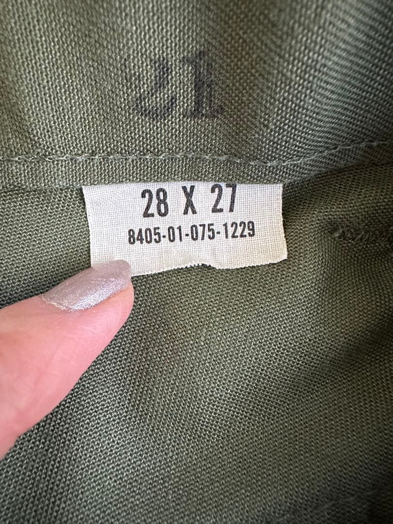 OG-107 軍パン　ベイカーパンツ　オリーブ　28✖️27