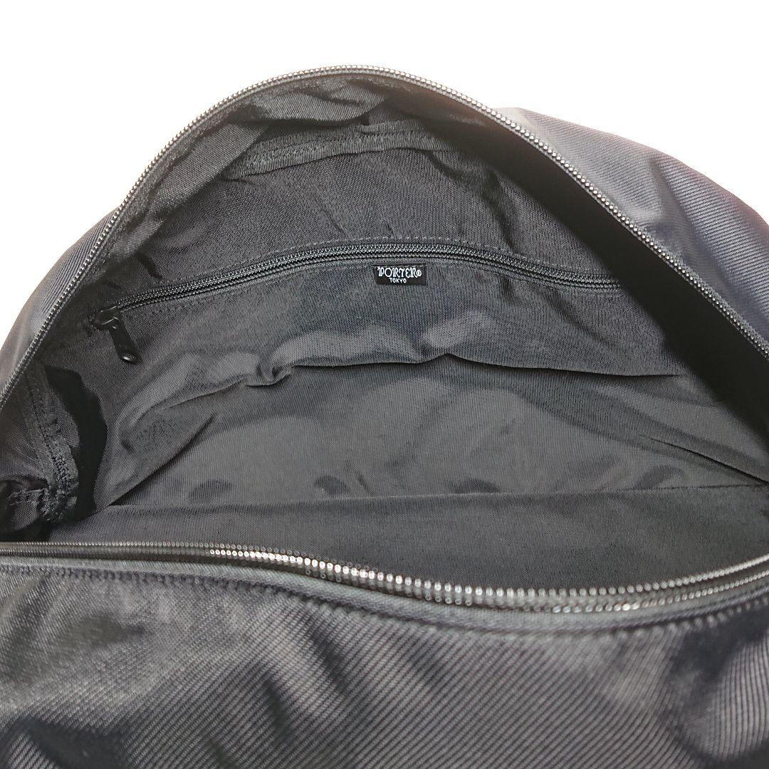 極美品✨PORTER ミニボストンバッグ ハーフムーン ラウンド ブラック