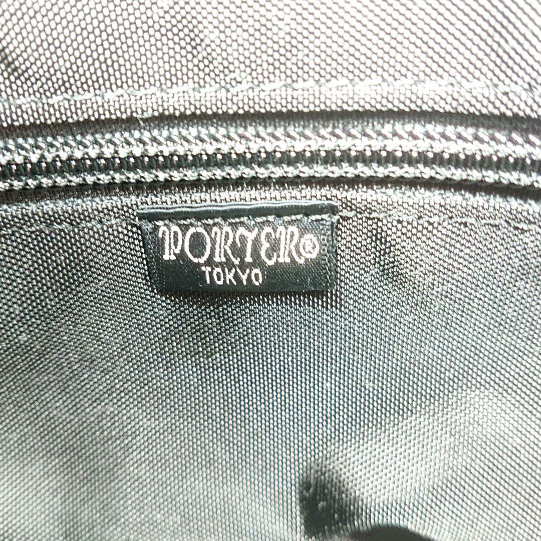 極美品✨PORTER ミニボストンバッグ ハーフムーン ラウンド ブラック