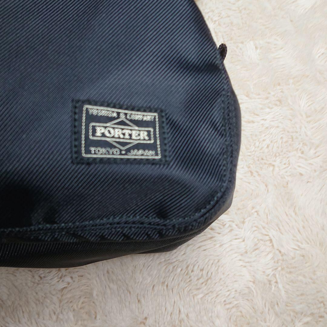 極美品✨PORTER ミニボストンバッグ ハーフムーン ラウンド ブラック