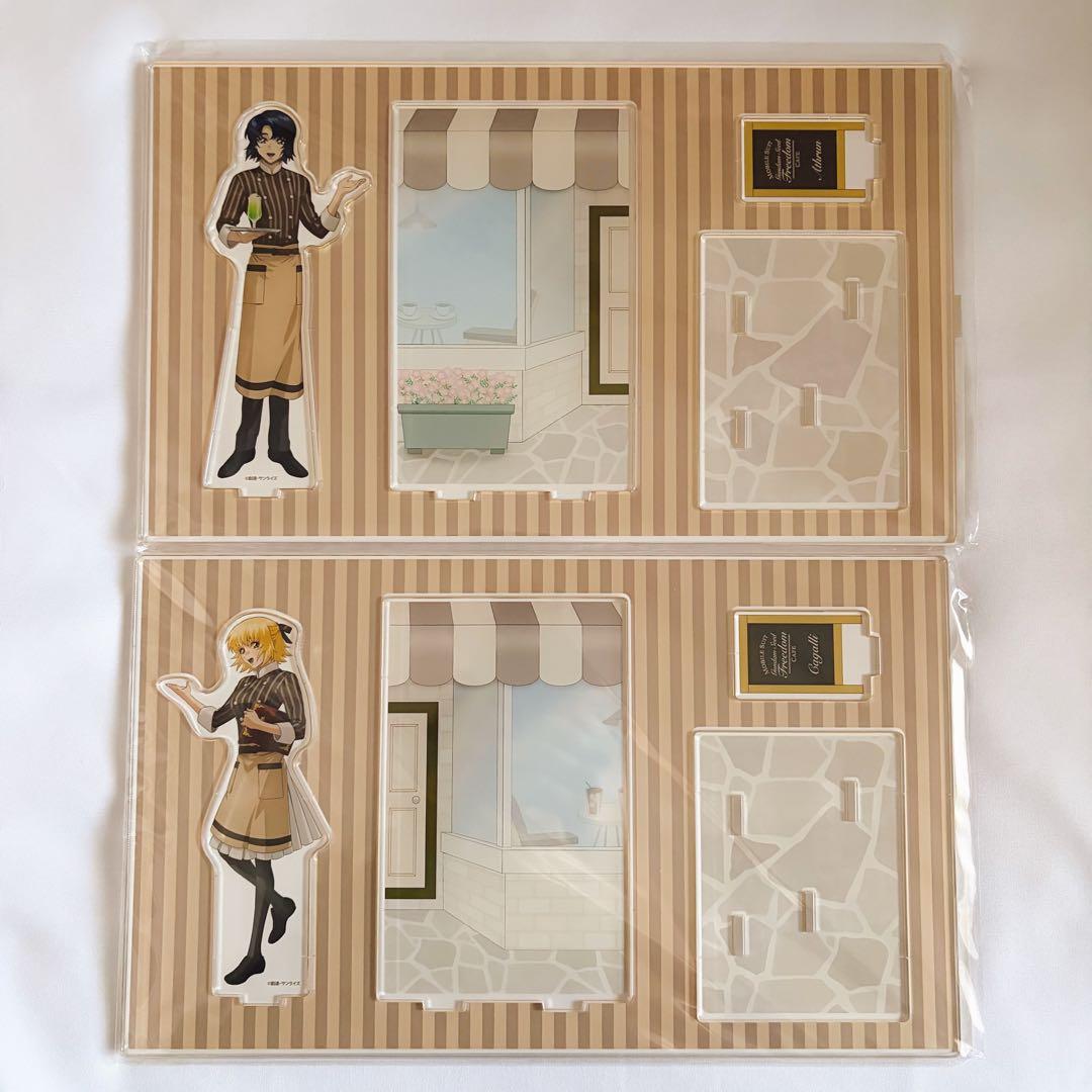 ガンダムSEED FREEDOM カフェ アクリルジオラマ アスラン カガリ