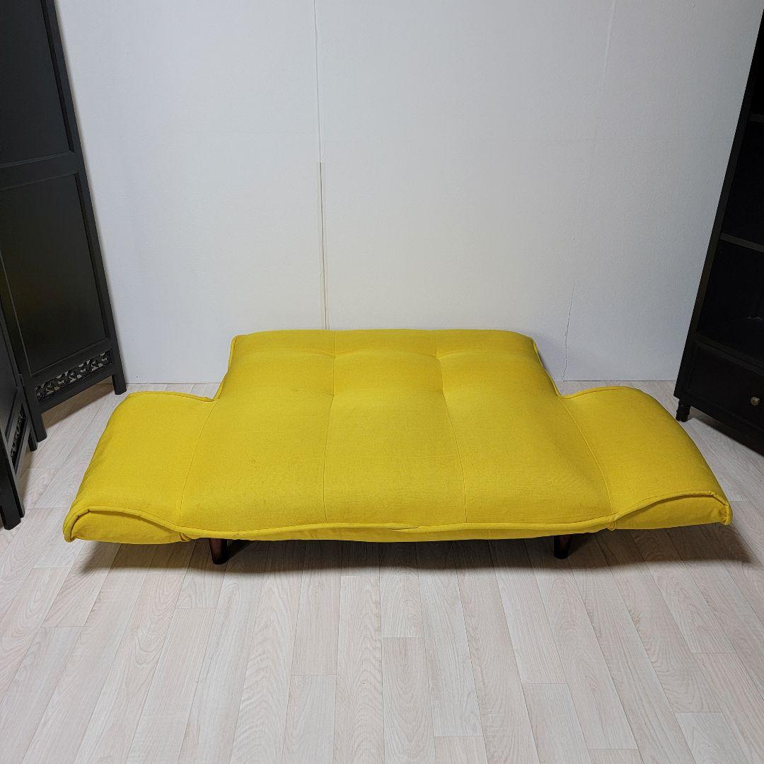 セルタン　カウチソファ 2人掛け「KAN」 ダリアンマスタード