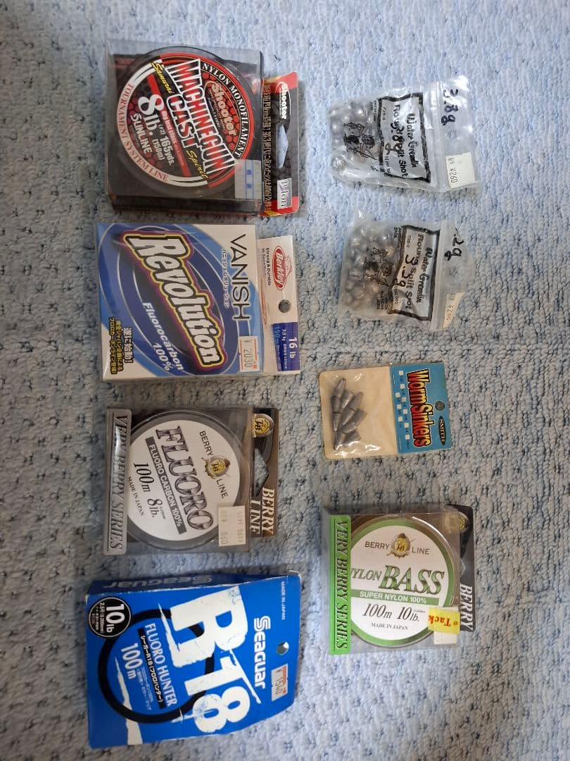 バス釣りワームセット、ショルダーバッグ、ISD偏光レンズ、その他色々