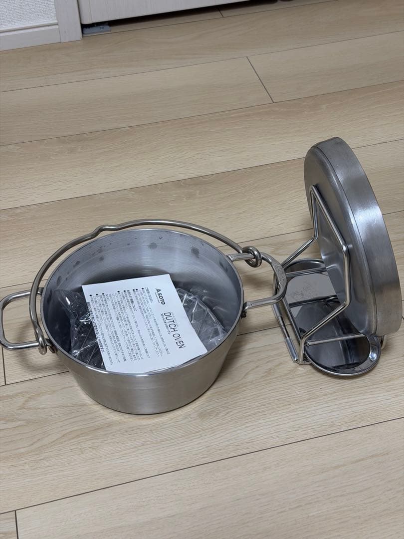 SOTO ステンレスダッチオーブン 8インチ　蓋スタンド付き