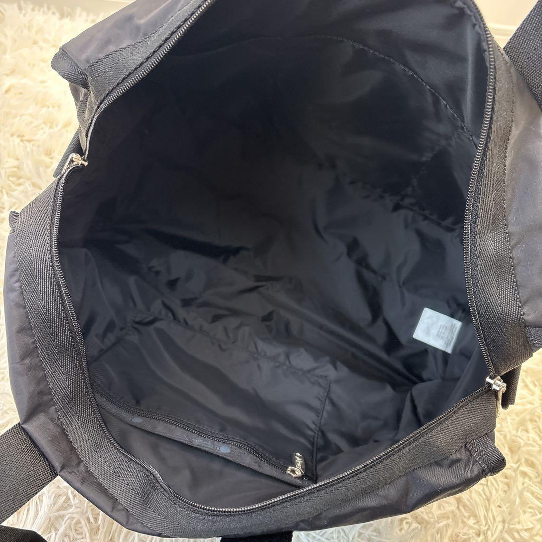 未使用級✨LeSportsac レスポ ボストンバッグ 黒 2way軽量