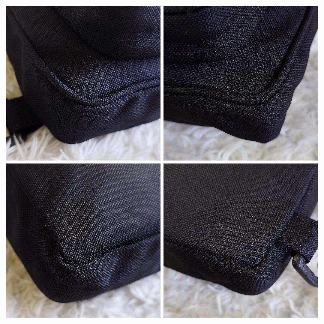 美品 バレンシアガ エクスプローラー CREW ボディバッグ 黒 斜め掛け 刺繍