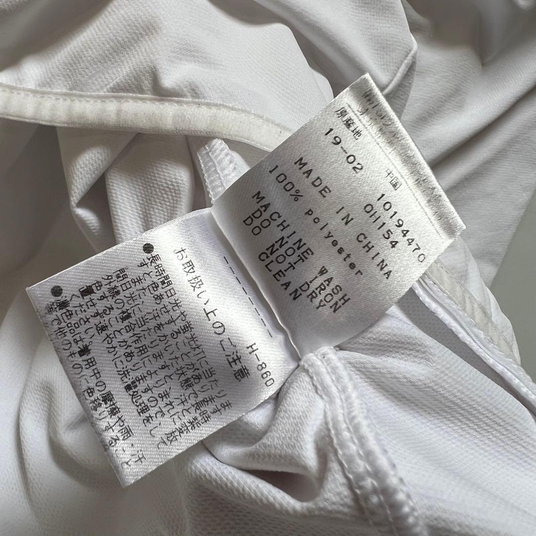 Pearly gates パーリーゲイツ　UVカット　パーカー　ロゴ　ゴルフ　白