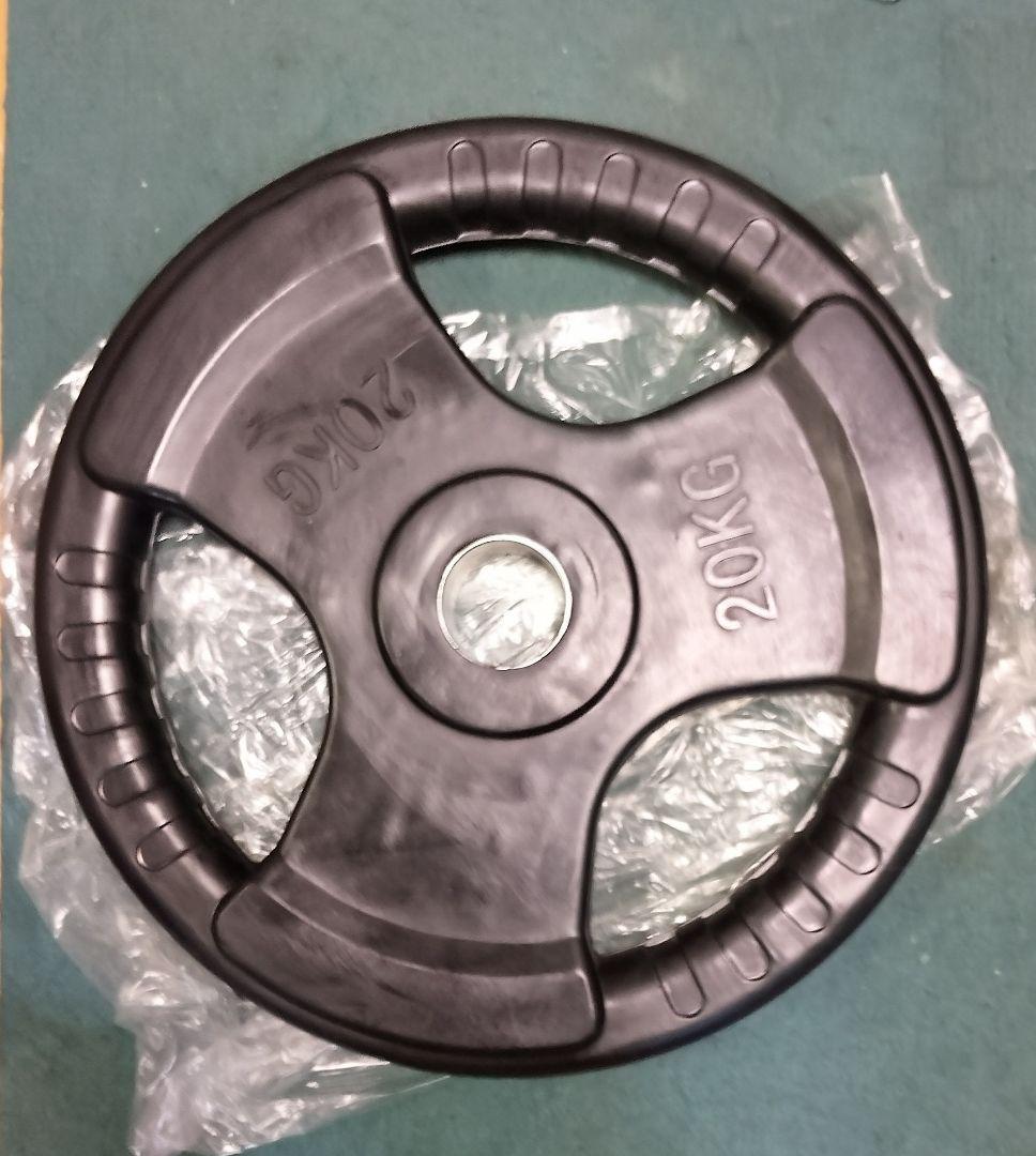 新品 オリンピック プレート 20kgプレート2枚