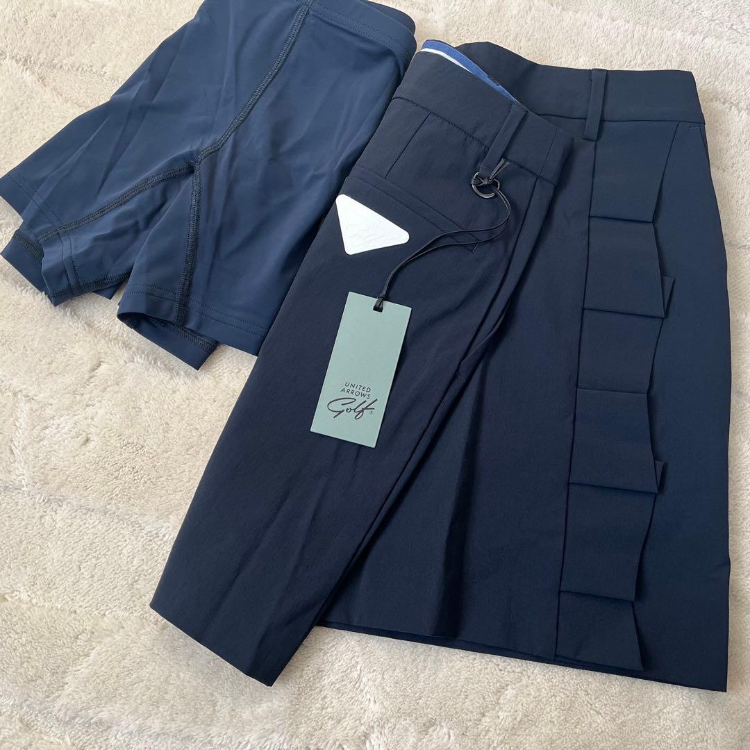 新品★20,350円 ユナイテッドアローズ ゴルフ フリル タイトスカート M