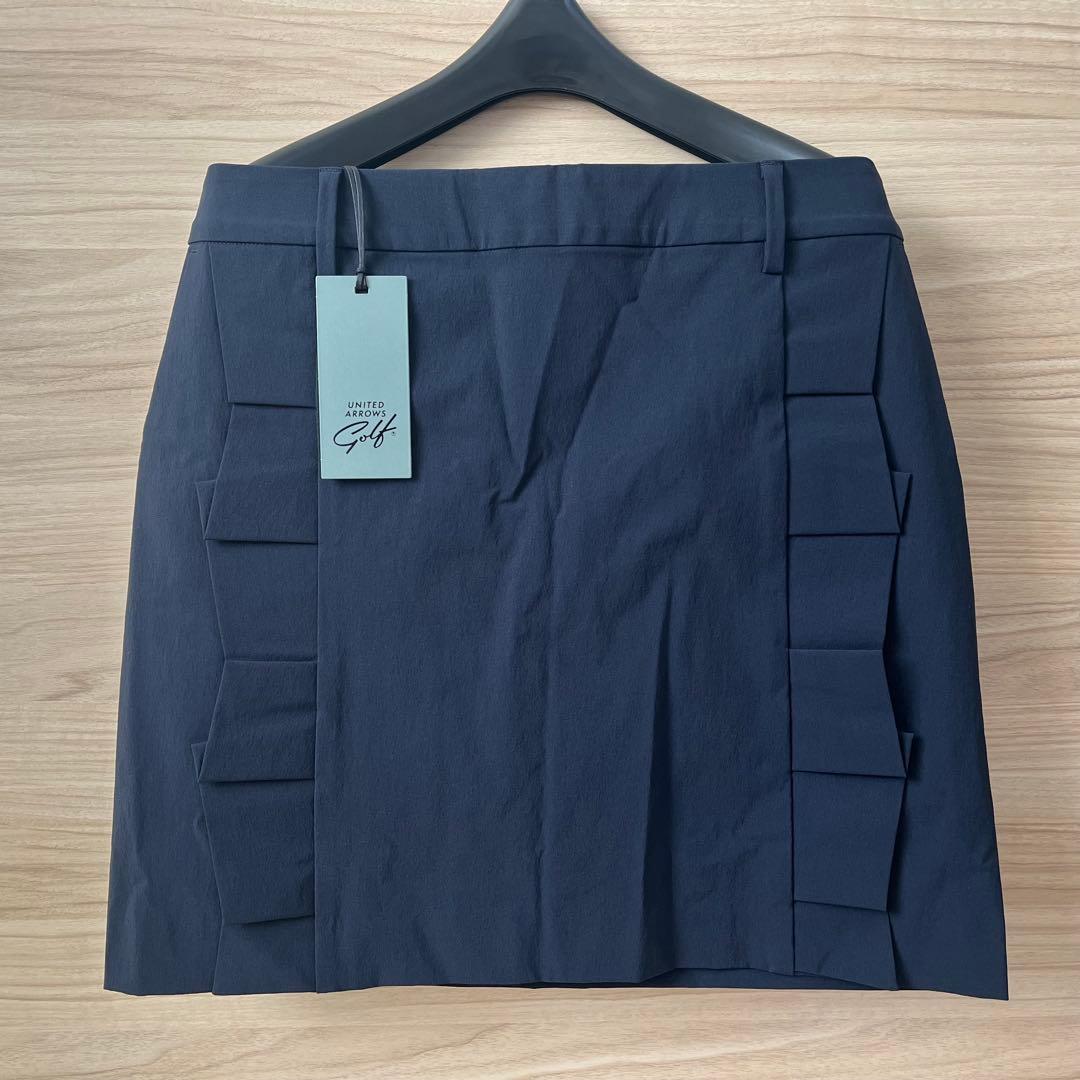 新品★20,350円 ユナイテッドアローズ ゴルフ フリル タイトスカート M