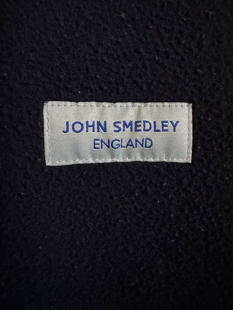 JOHN SMEDLEY ジョンスメドレーガウンコートNAVYネイビーチェスター
