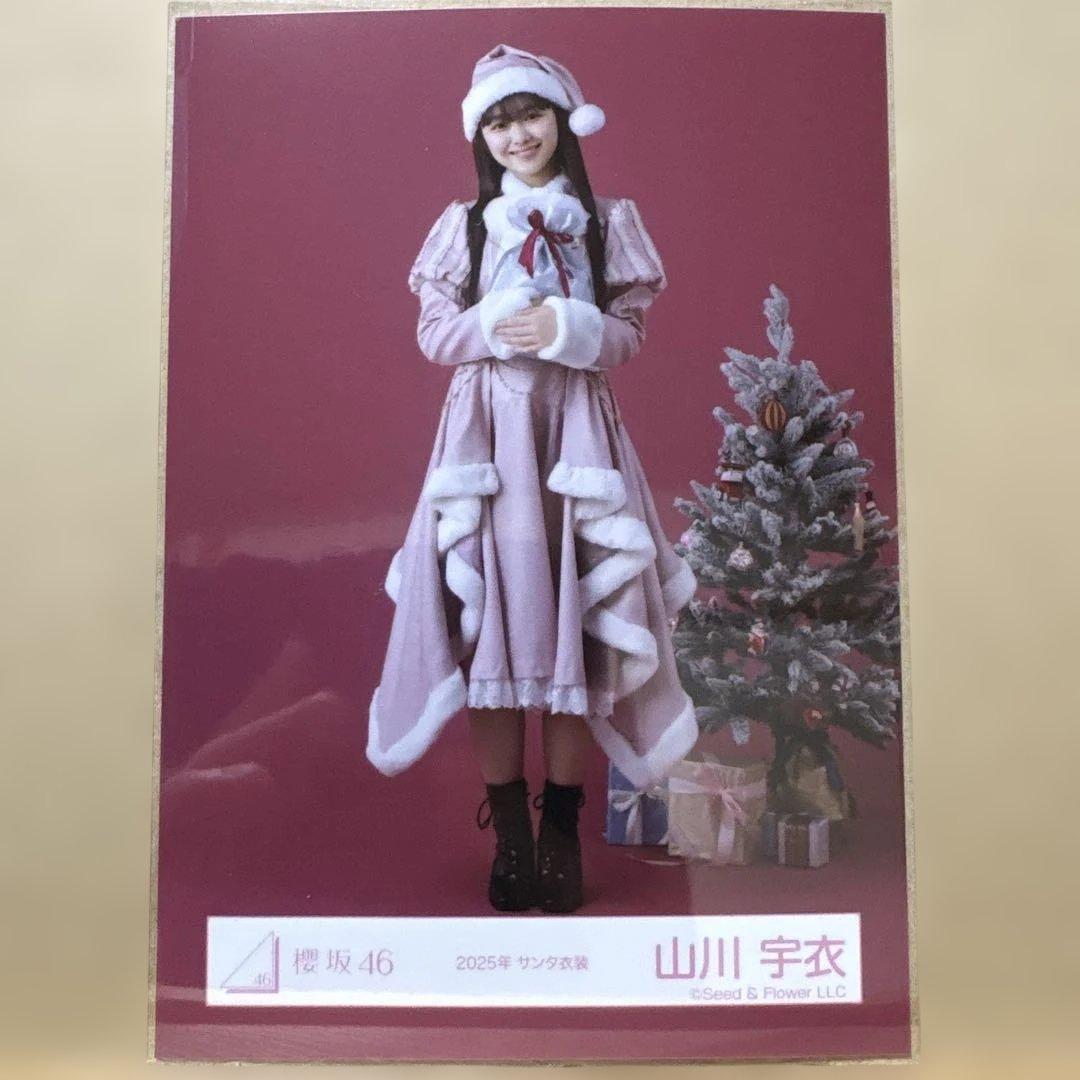櫻坂46 2025年サンタ衣装 生写真 山川宇衣 ヒキ - メルカリ