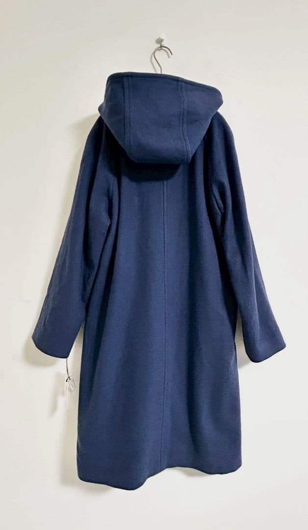 SHIPS ウールナイロンフーデッドコート　2way ブルー　新品　29920円