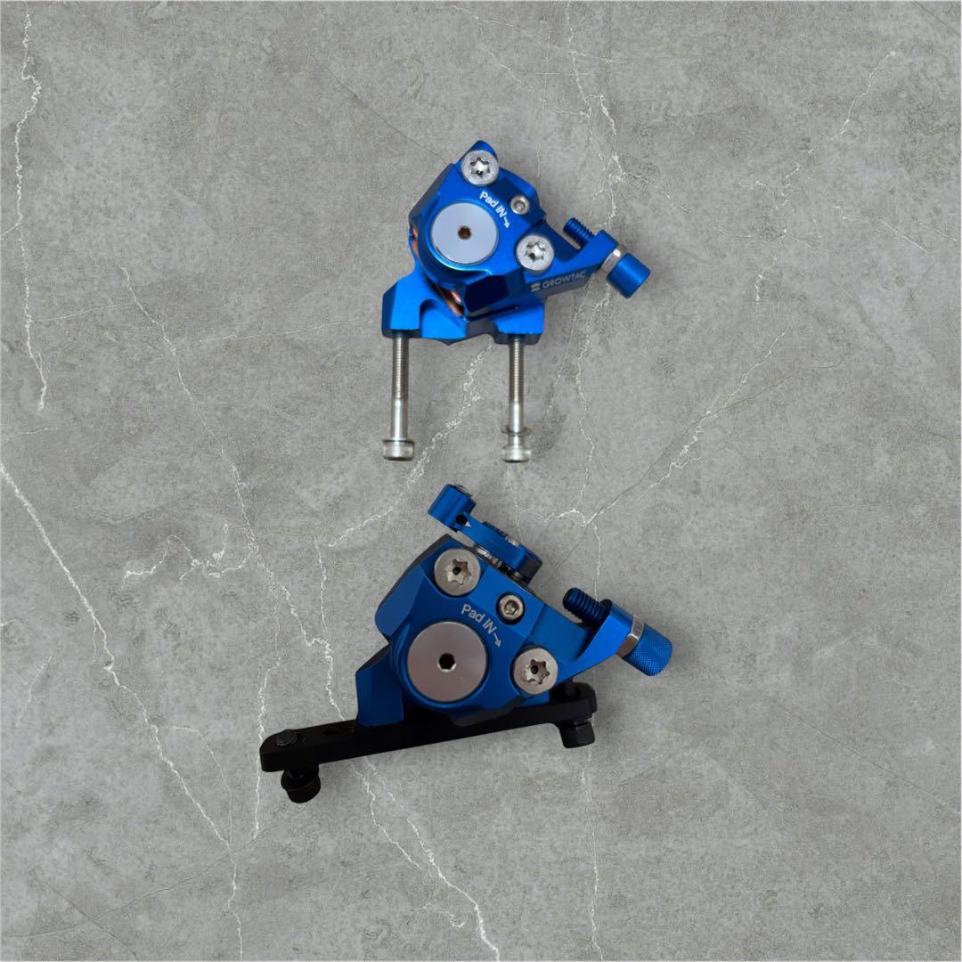 GROWTAC EQUAL 機械式ディスクブレーキキャリパー　純正パッド付き