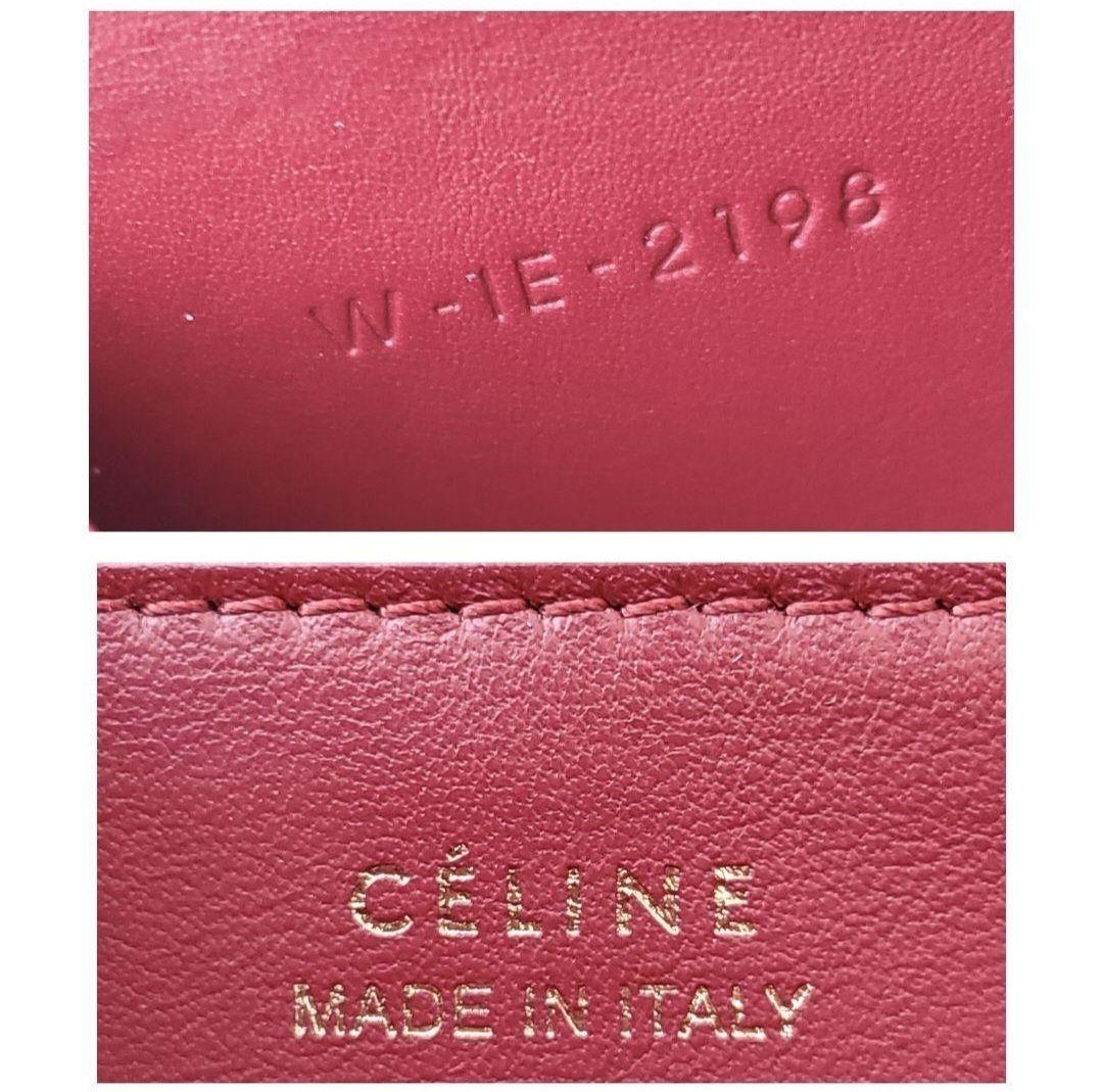CELINE　長財布　ラージフラップ マルチファンクション　セリーヌ　ボルドー