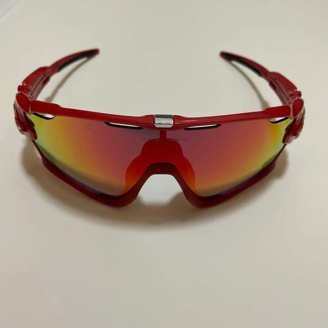 Oakley レッドフレーム サングラス
