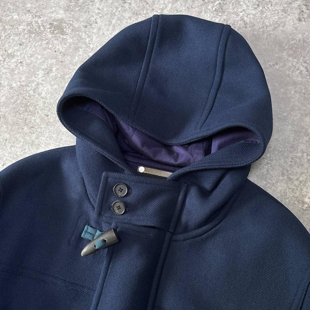 美品 近年モデル ポールスミス ロング ダッフルコート XL L2 ネイビー