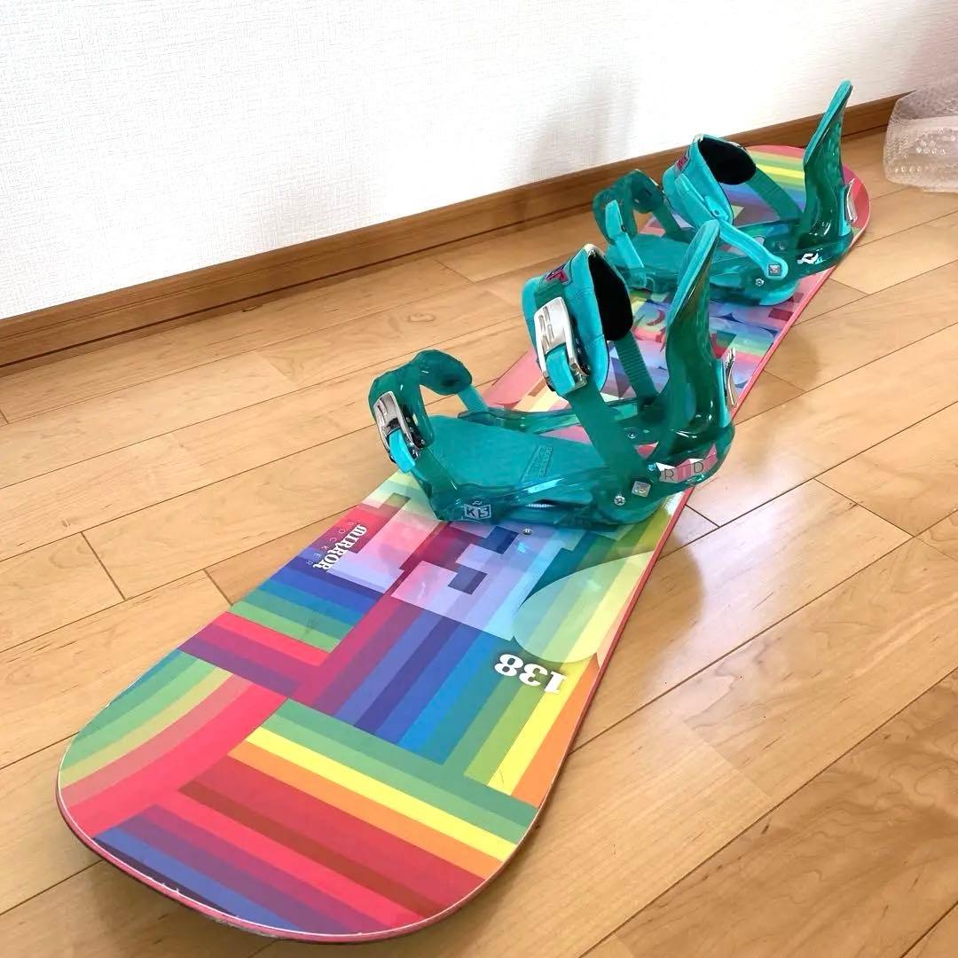 スノーボード　エラン　138cm RIDEビンディング　Sサイズ　送料込