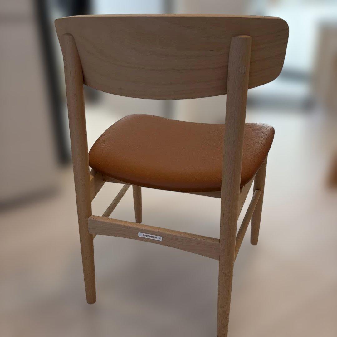 カリモク60 Tチェア リーベルブラウン ②ダイニングチェア（定価6.2万）