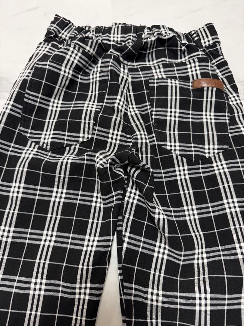 BELINDA チェック柄スーツセットアップ スラックス