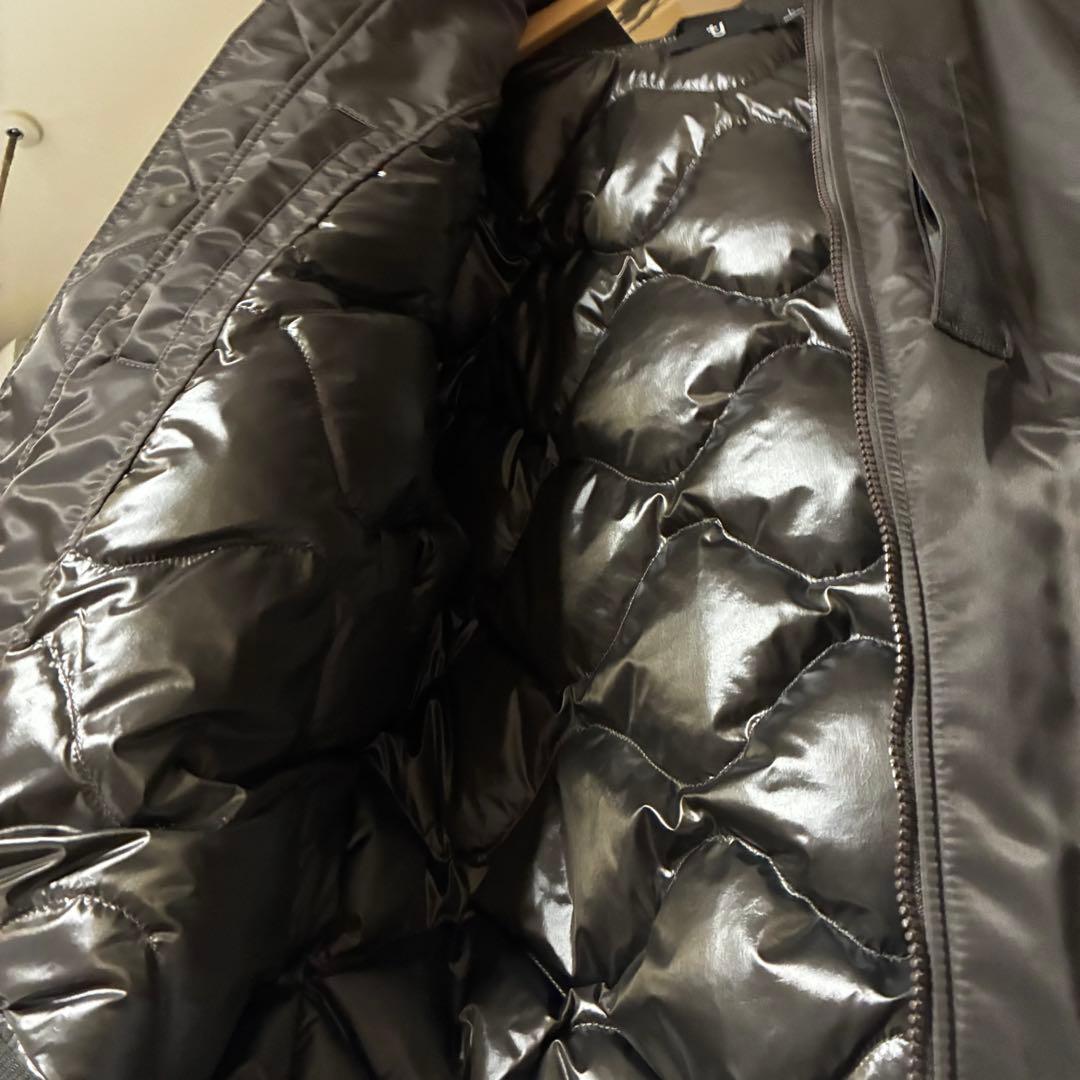 希少美品】UNIQLO +J ハイブリッドダウンオーバーサイズMA-1 グレーL