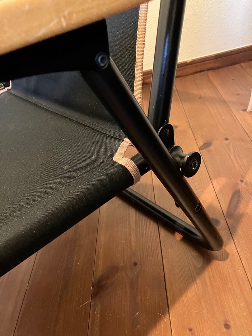 クイックキャンプ　一人掛け 折りたたみ ローチェア　ブラック×２個セット