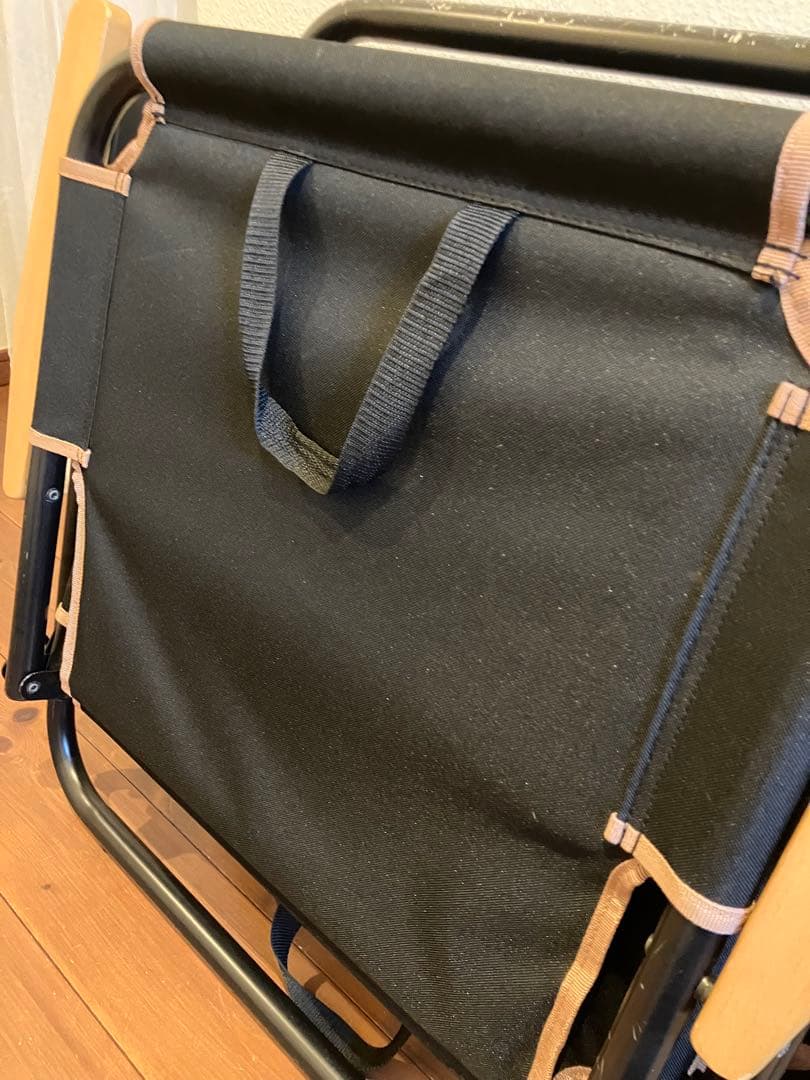 クイックキャンプ　一人掛け 折りたたみ ローチェア　ブラック×２個セット