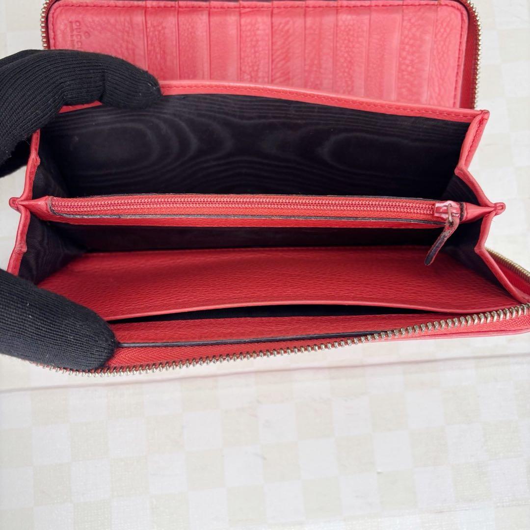 極美品　GUCCI グッチ　長財布　ラウンドファスナー　M55