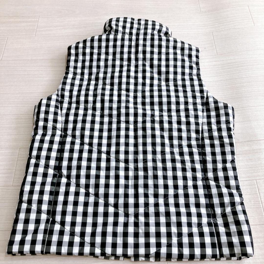 【極美品】　ピッコーネクラブ　ギンガムチェックジップアップ中綿ジャケットベスト