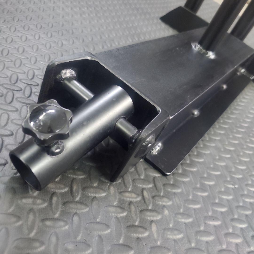 Tバーロウトレーニングプレートサポート+ストレートバーサポート28mm